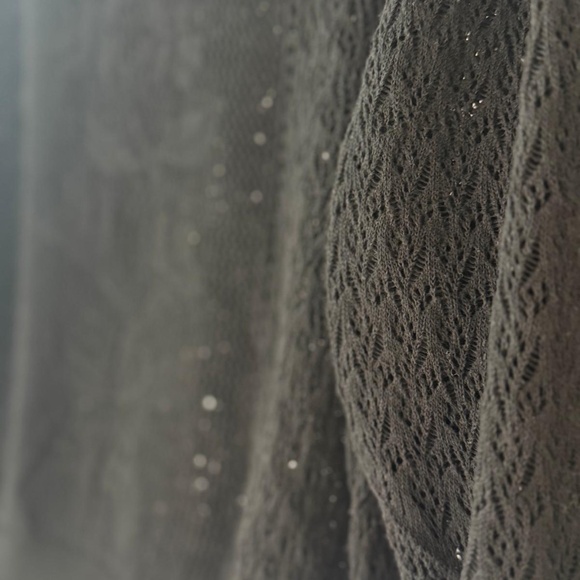 Zara Top Lace Long Sleeve Blouse - Picture 8 of 8